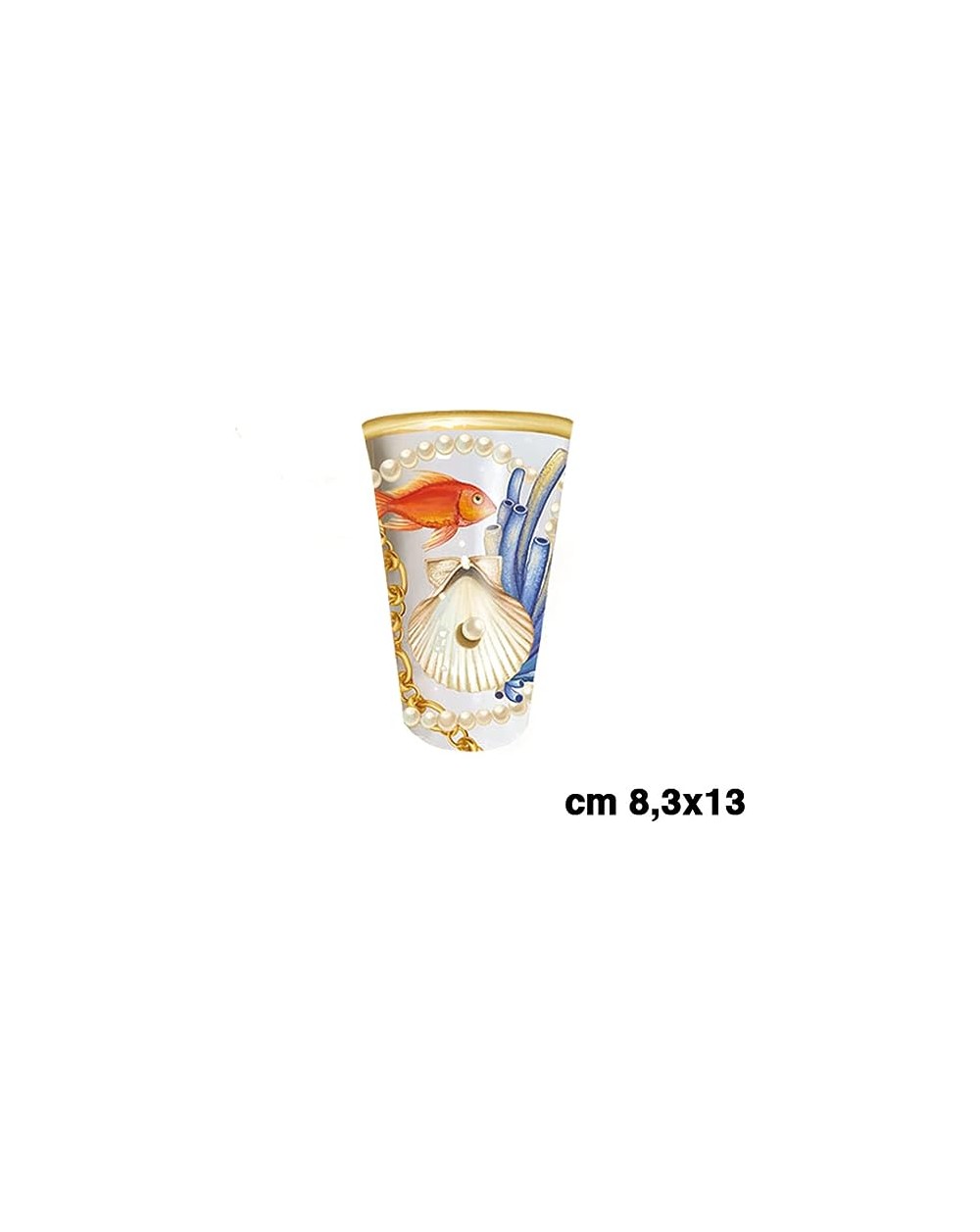 BICCHIERE MELAMINA CONCHIGLIA  ME-1645-2780