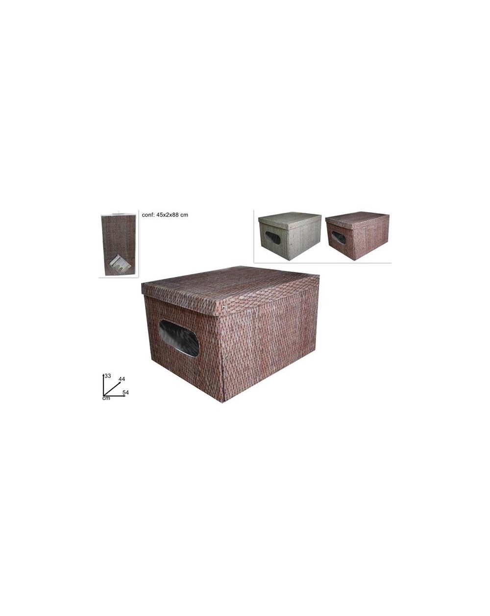 BOX ABITI IN PVC 54x44x33 FANTASIA  DEV19010161