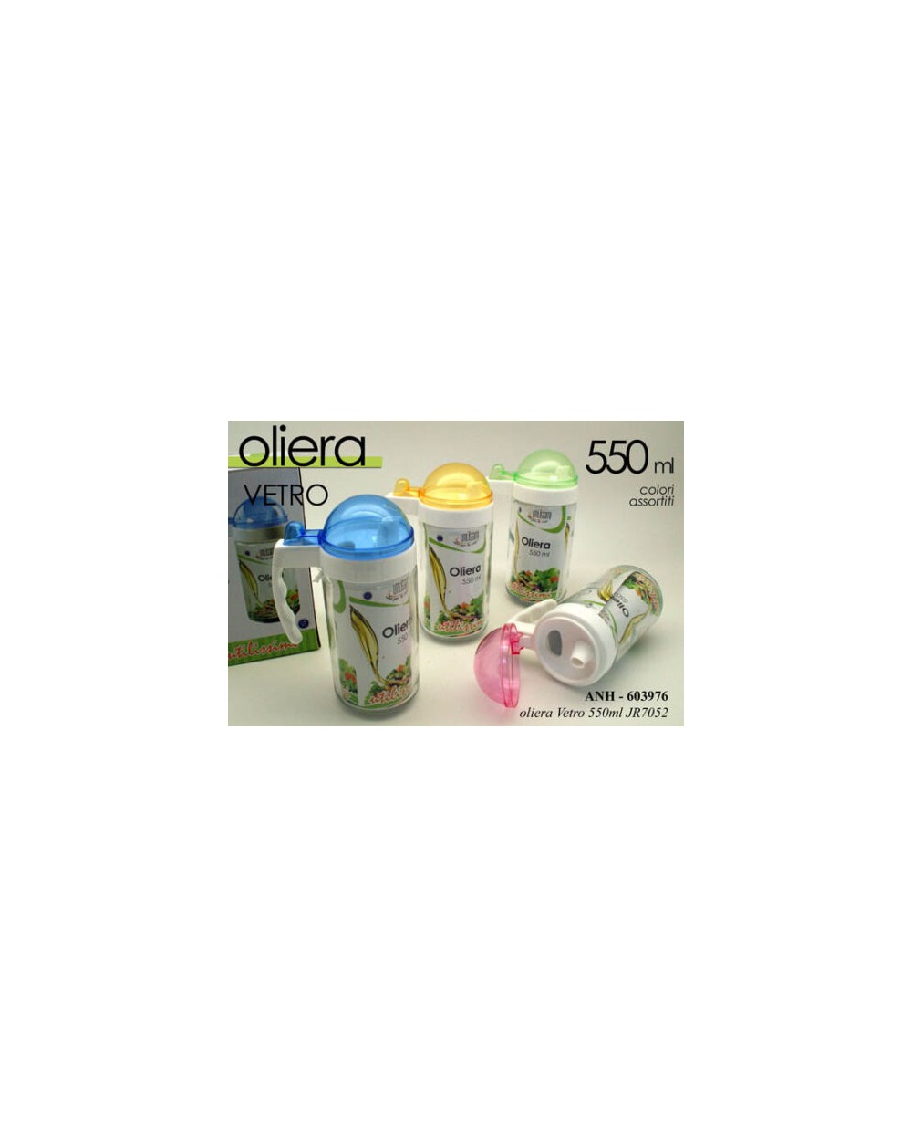 OLIERA VETRO 550ml.ASS.603976  A174861