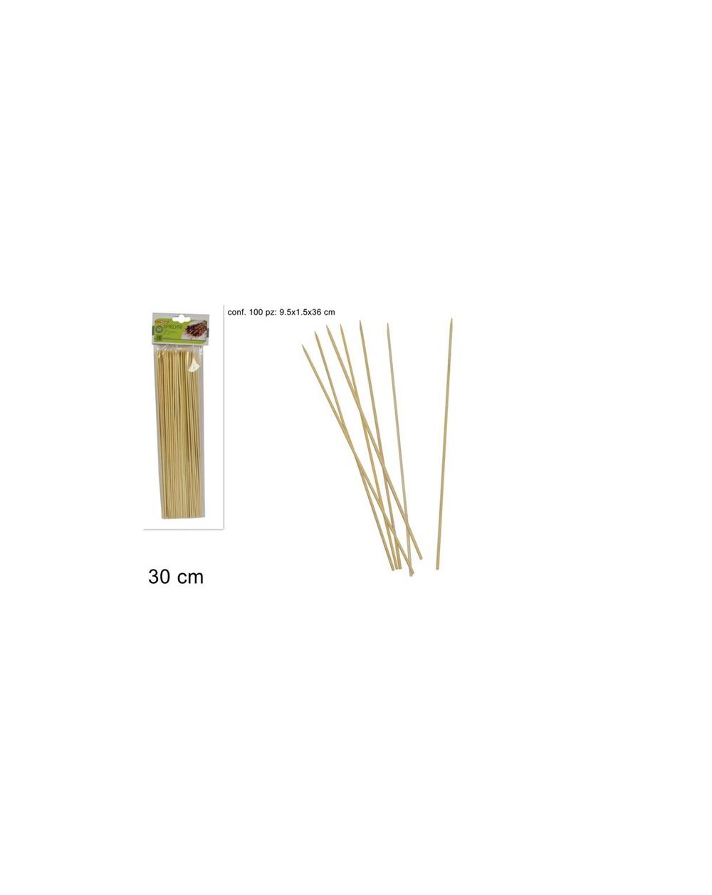 SPIEDINI BAMBOO 100pz.  A159993