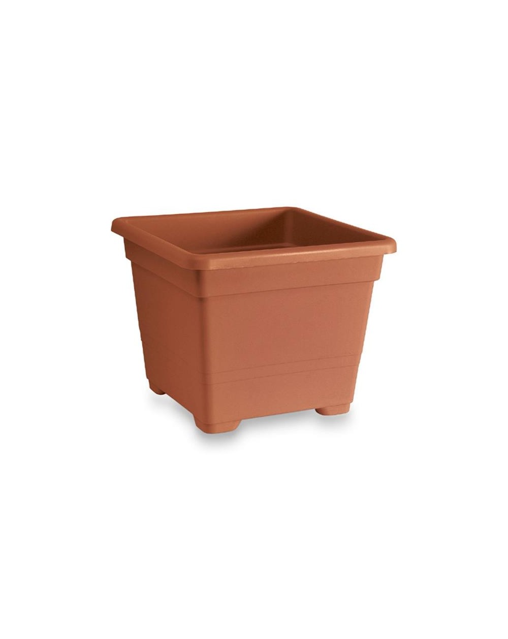 VASO QUADRATO 27CM TERRACOTTA  A029433