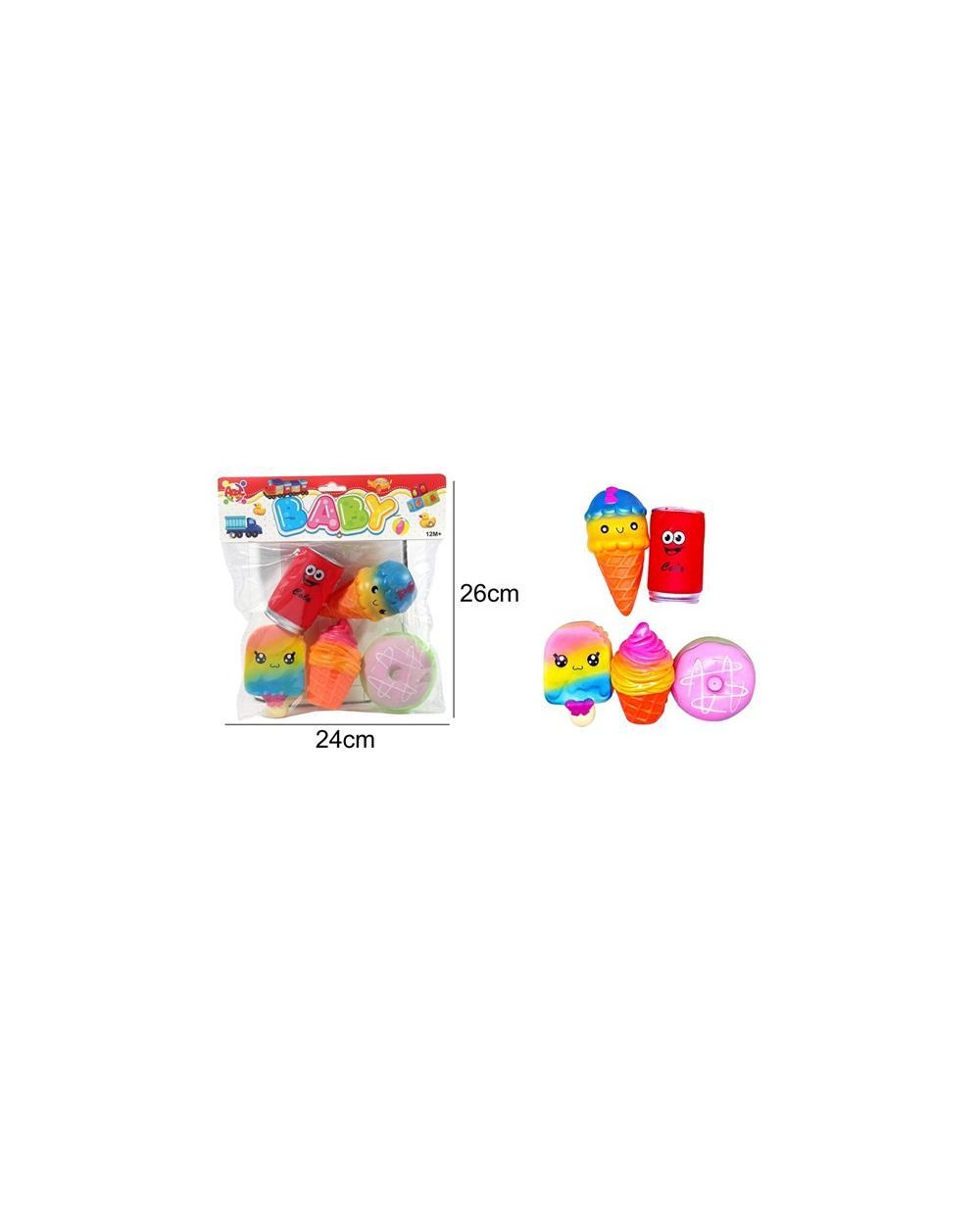 SET MORBIDONI 5PZ ICE CREAM  40021