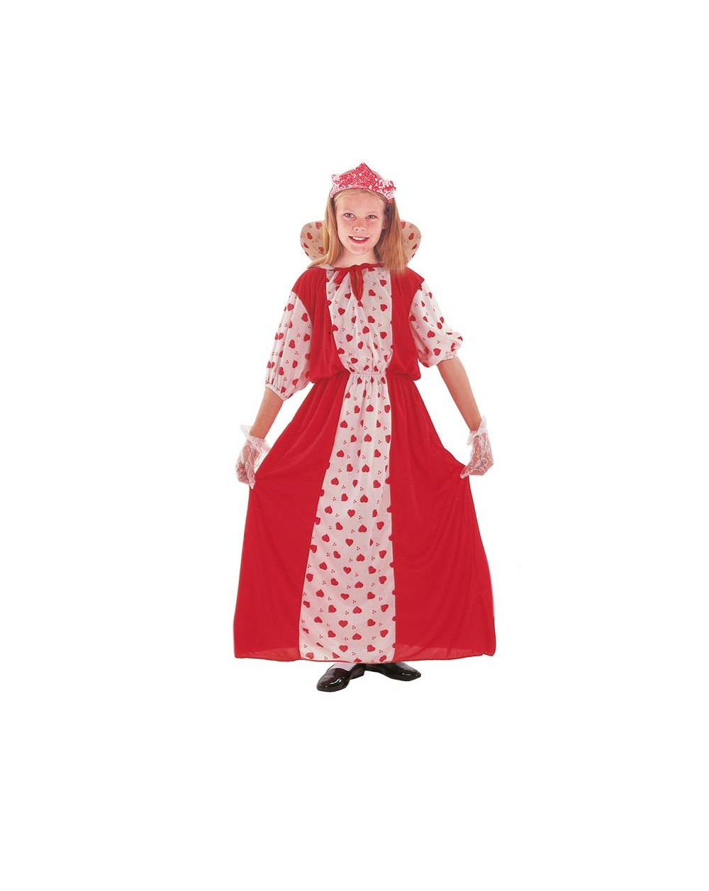 COSTUME REGINA DI CUORI 5/7 ANNI  A048984