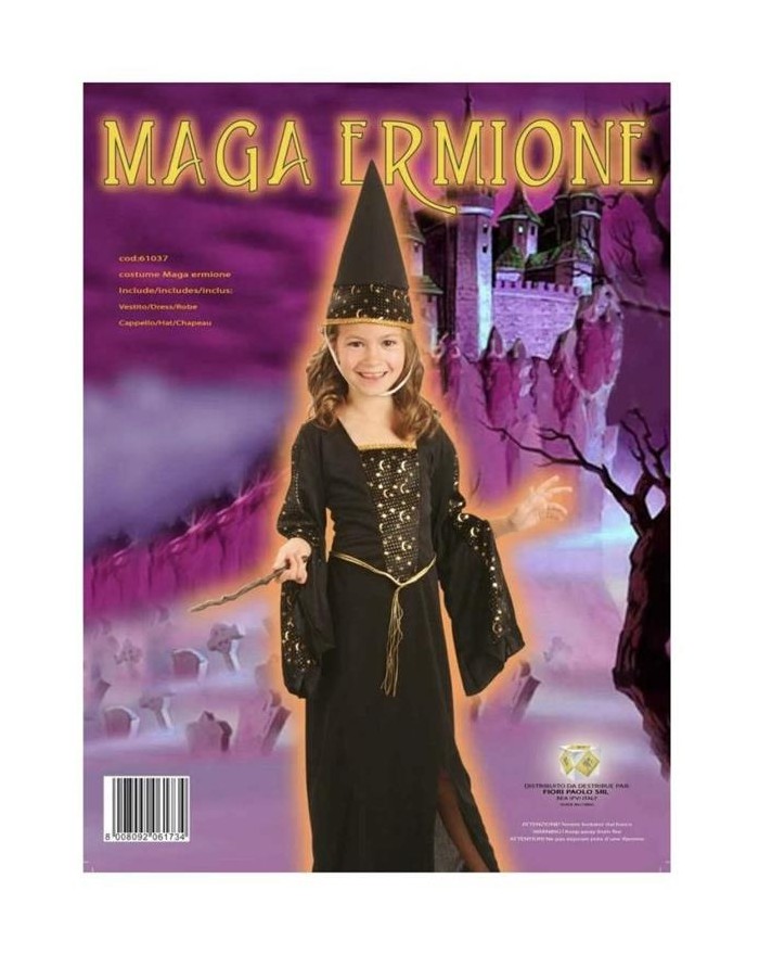 COSTUME MAGA ERMIONE 5/7 ANNI  A081314