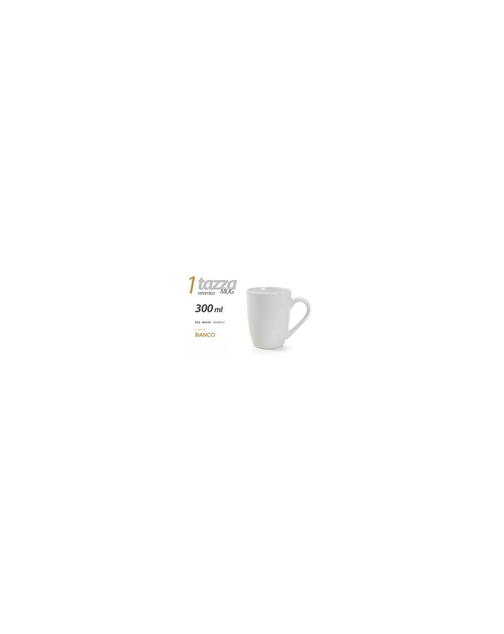 TAZZA MUG BIANCO 300cc  863110