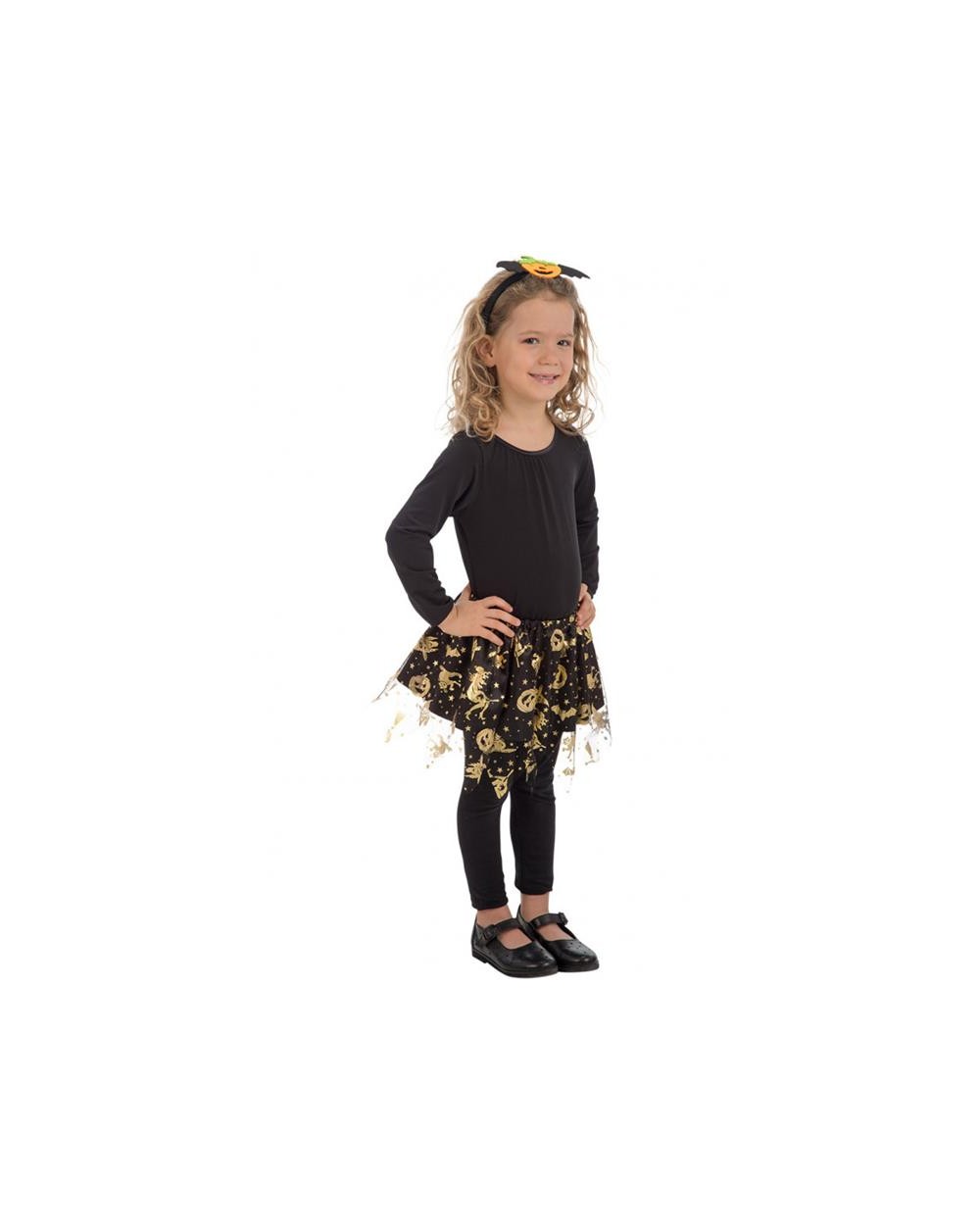 TUTU\\ BIMBA NERO/ORO 30cm  03428