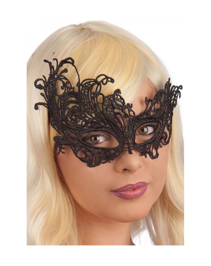 MASCHERA NERA MACRAME\\  01672