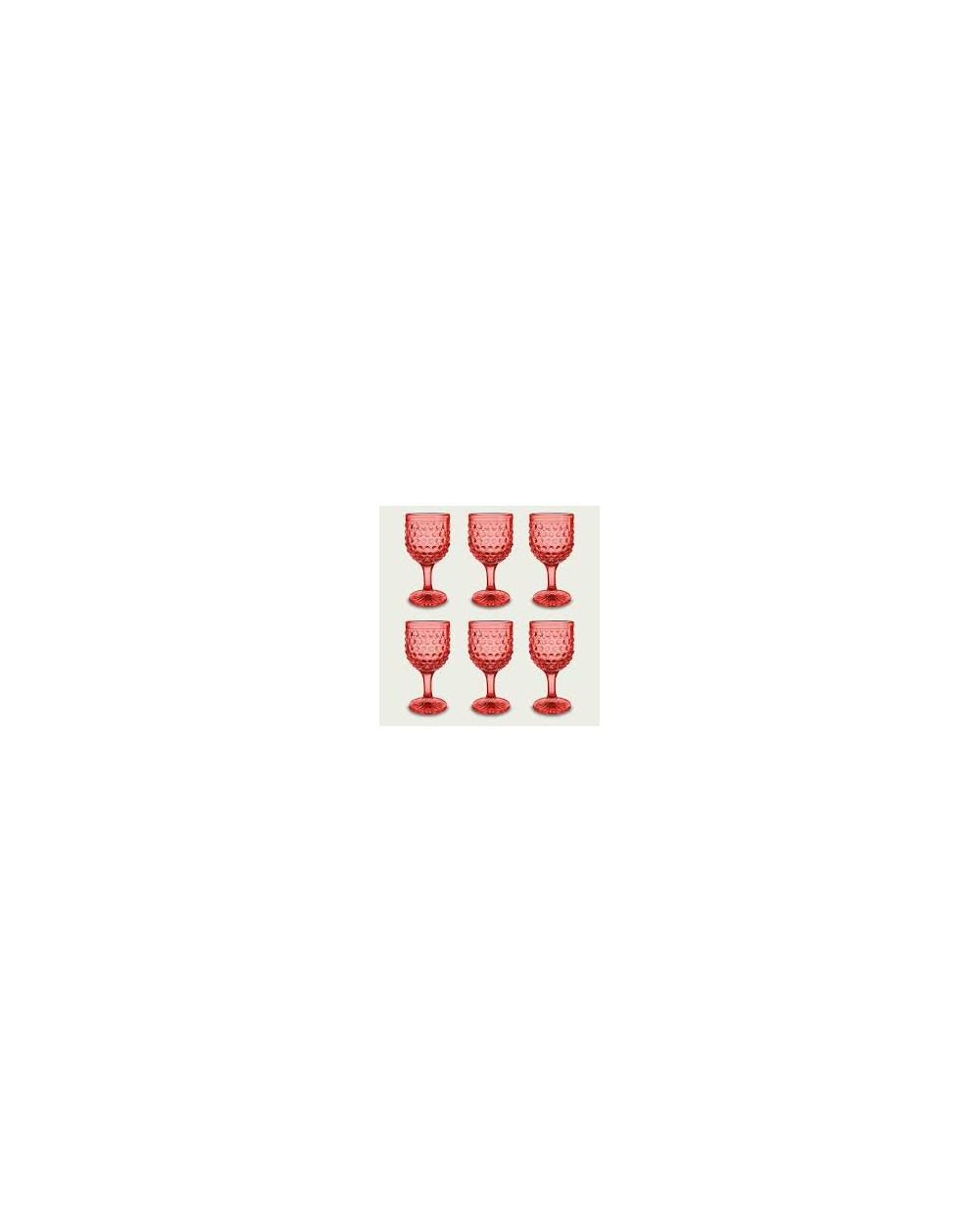 SET 6 CALICI BLOSSOM ROSSO  58414