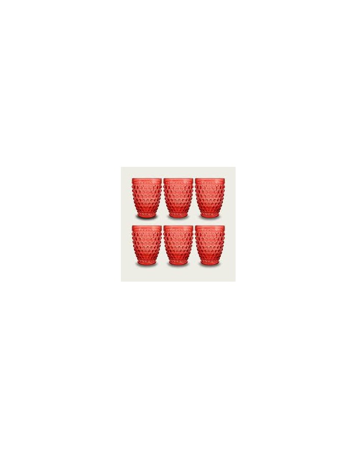 SET 6 BICCHIERI BLOSSOM ROSSO  80238