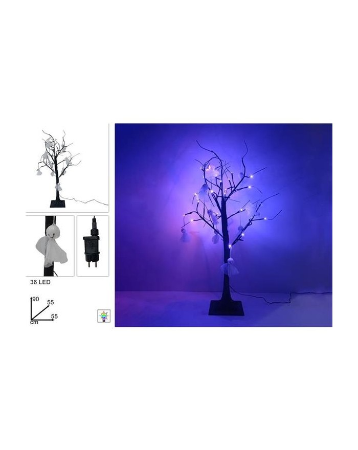 ALBERO LUMINOSO HALLOWEEN 36 LED 90  A000082