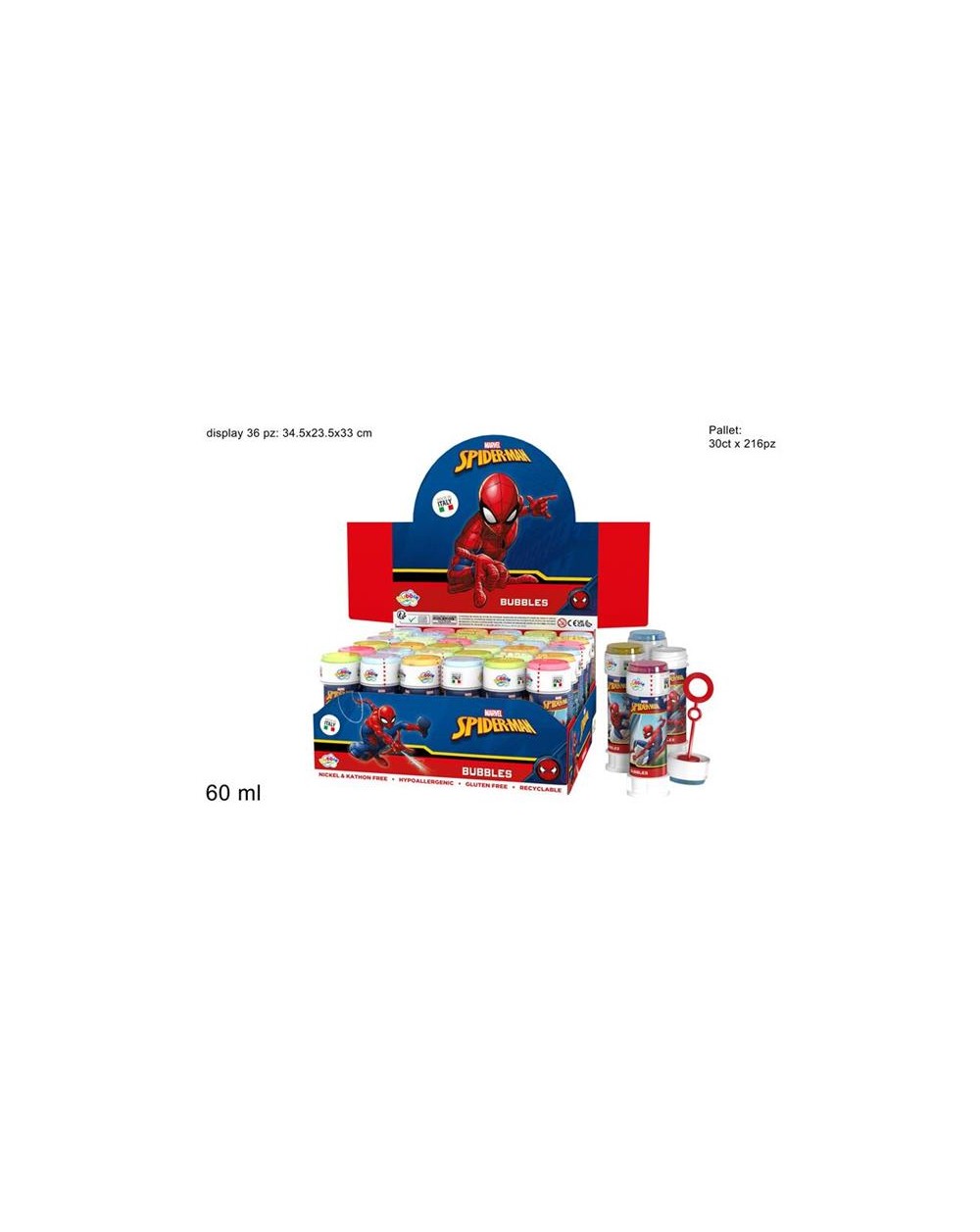 BOLLE SAPONE SPIDERMAN  A141173