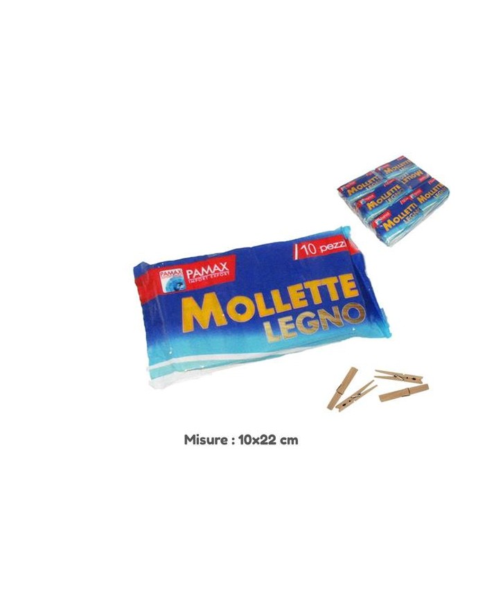 MOLLETTE LEGNO 10pz...