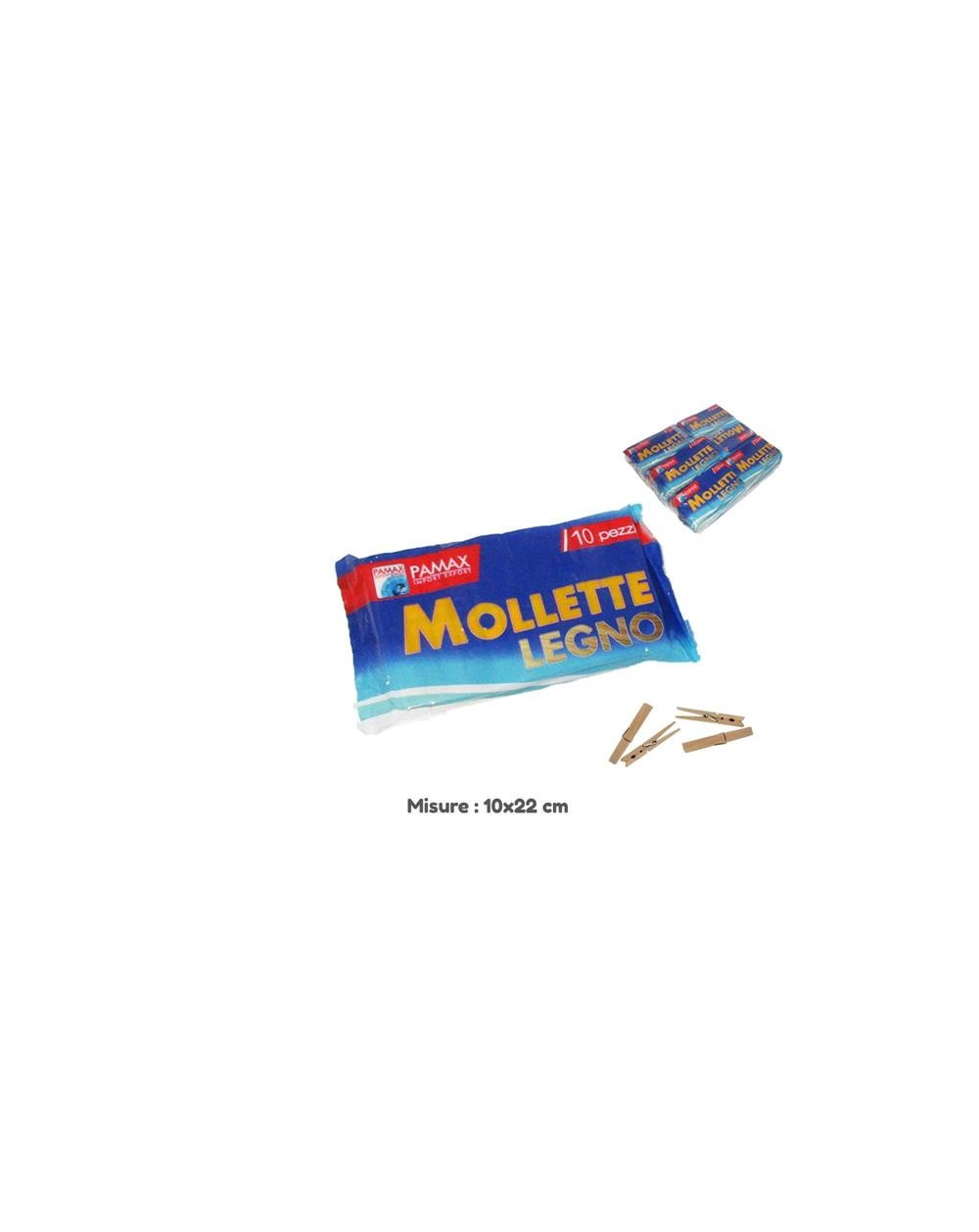 MOLLETTE LEGNO 10pz  8054144365268