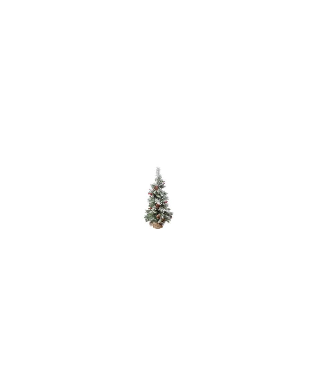 ALBERO NATAL INN.90cm PIGNE+BACCHE  46160