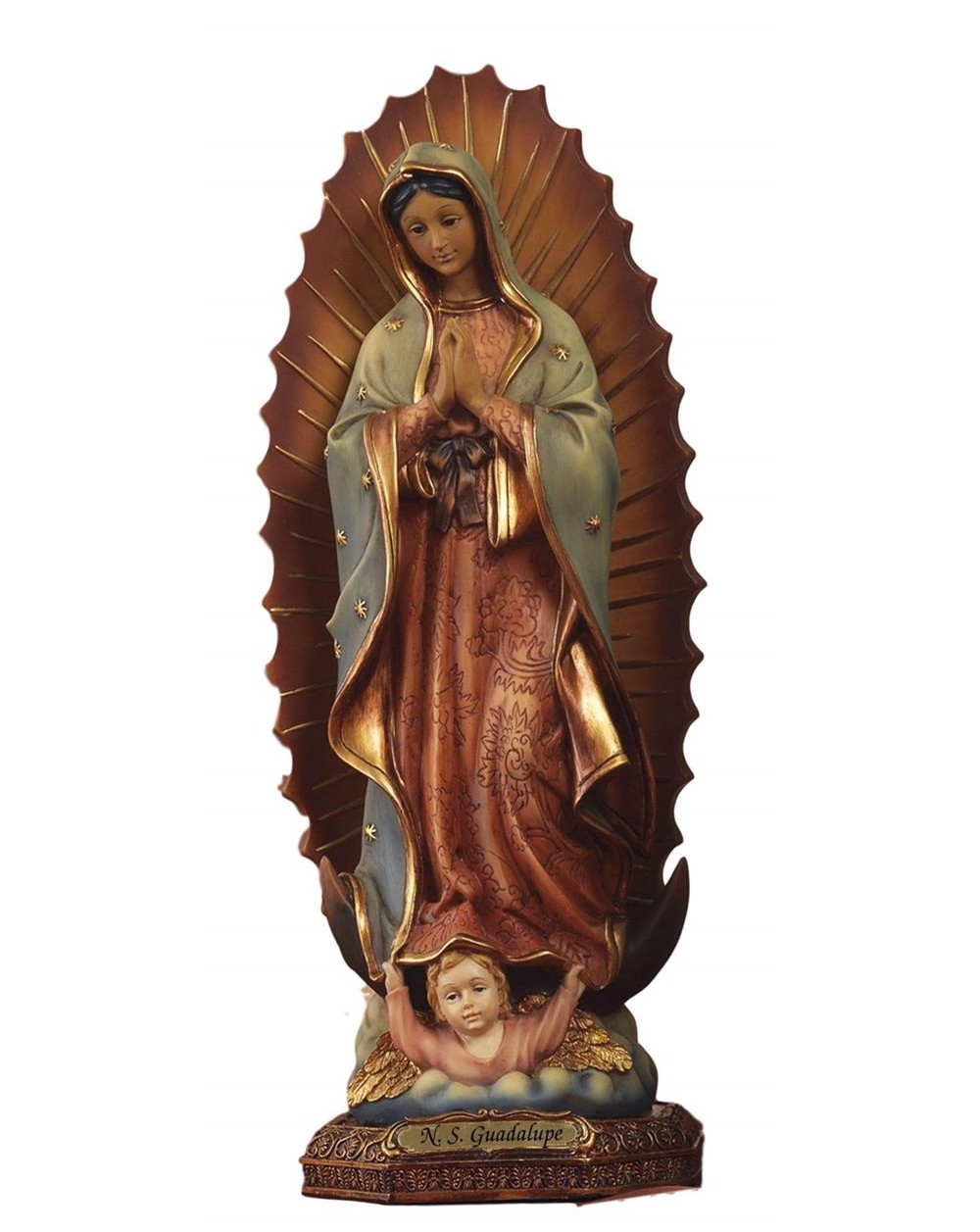 STATUA MADONNA GUADALUPE 15 cm  A292191