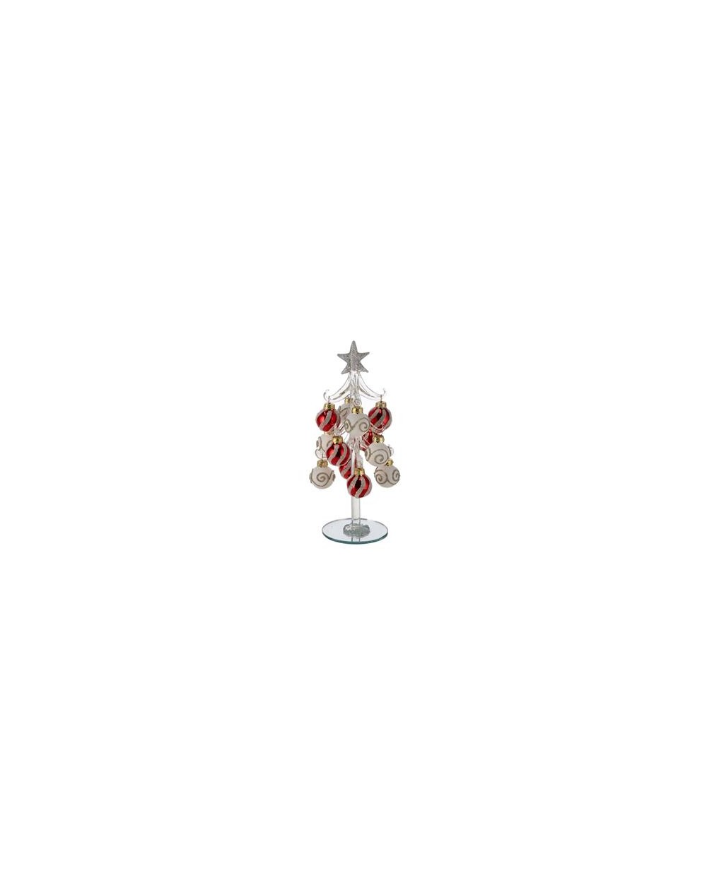 ALBERO NATALE + PALLINE 20cm  105832