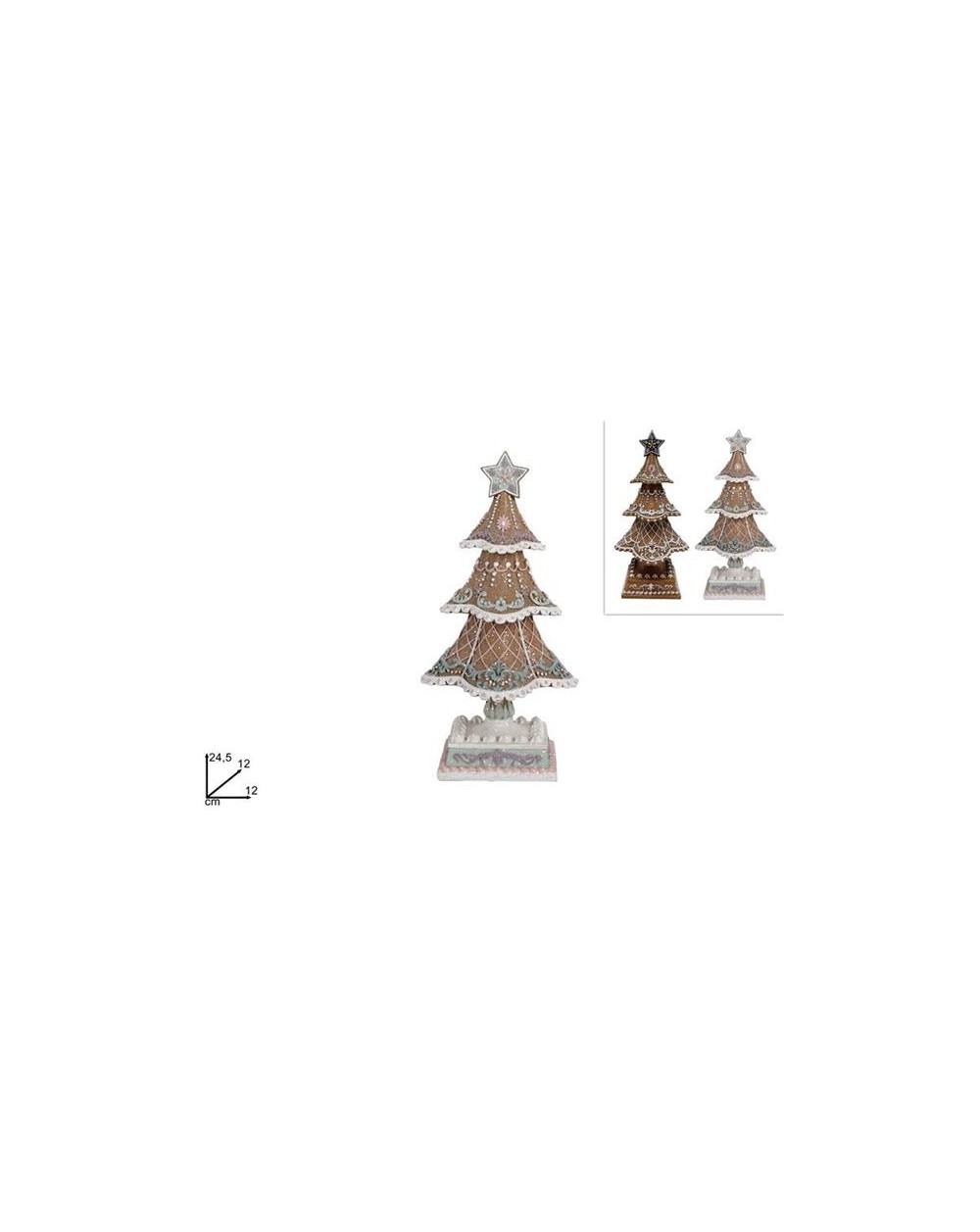 ALBERO DI NATALE 24.5cm BISCOTTO  8053482177601