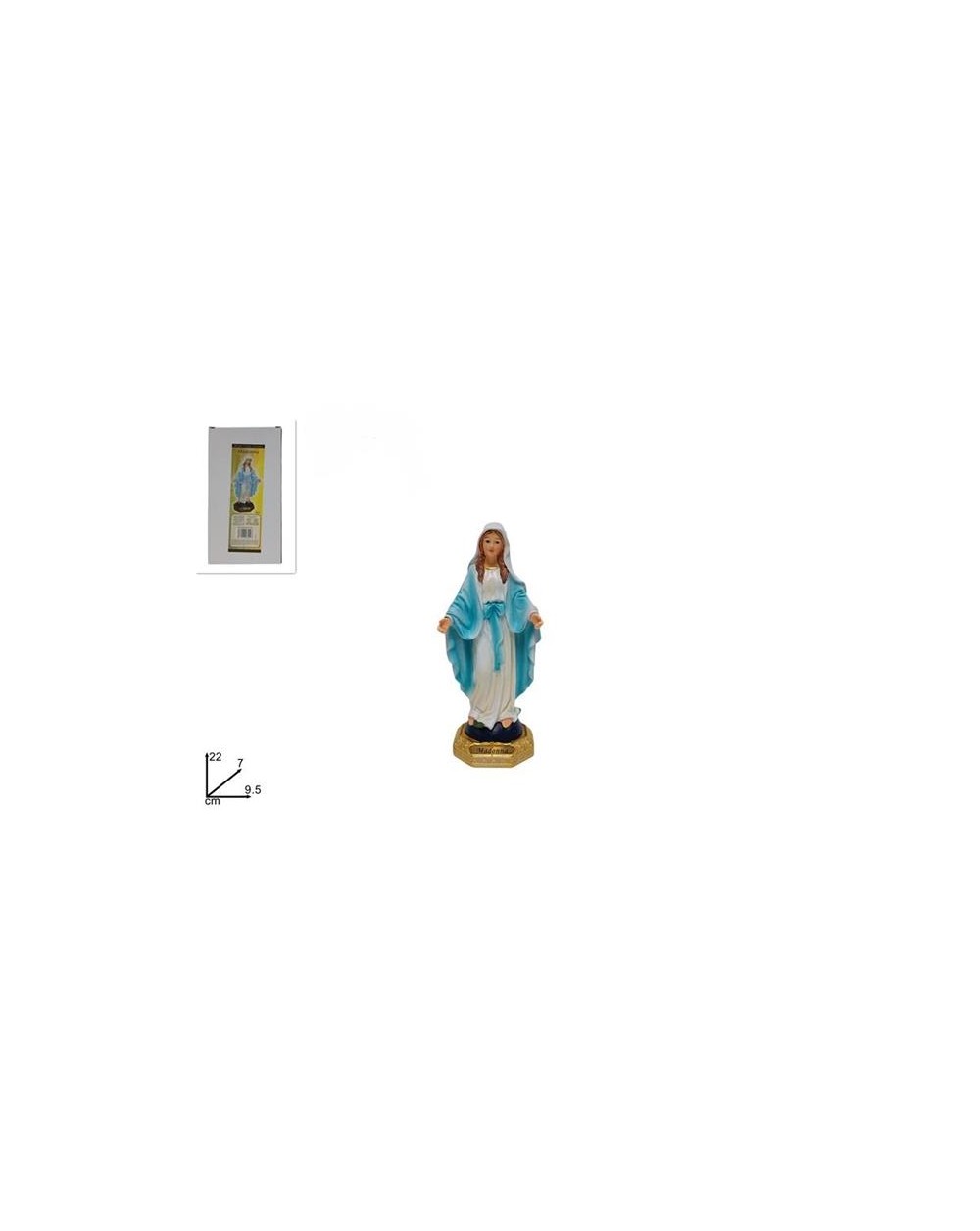 STATUA MADONNA 22cm  8034048064498