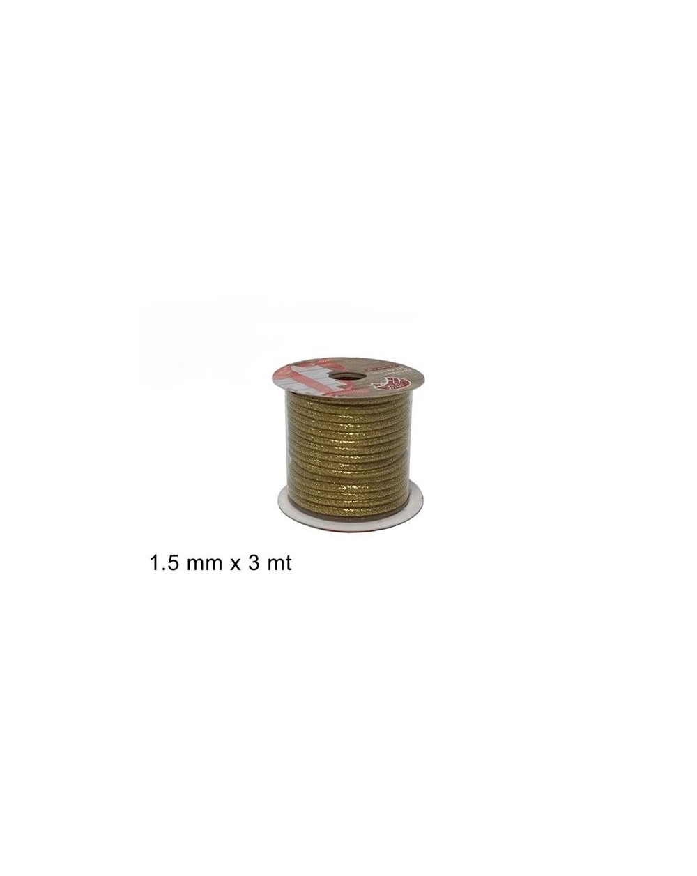 ROTOLO CORDONCINO 1.5mmx3mt ORO  8053482285856