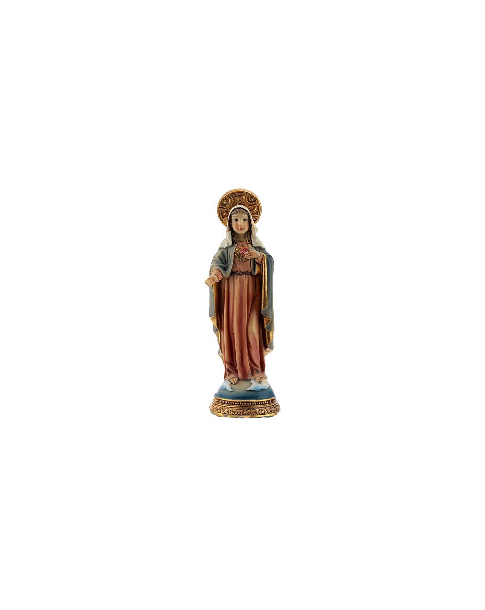 STATUA MADONNA SACRO CUORE 11CM.  A292469