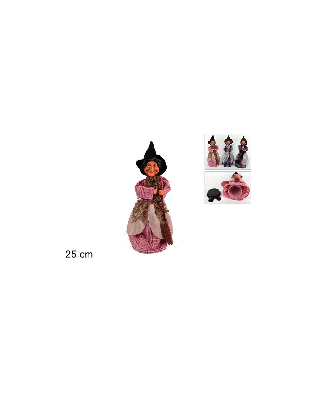 BEFANA C/CONTENITORE 25  cm.  A298637