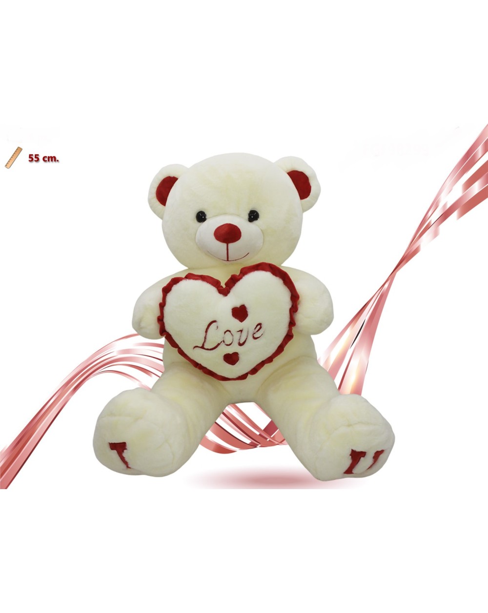 PELUCHE ORSO CON CUORE 55 CM  A164462