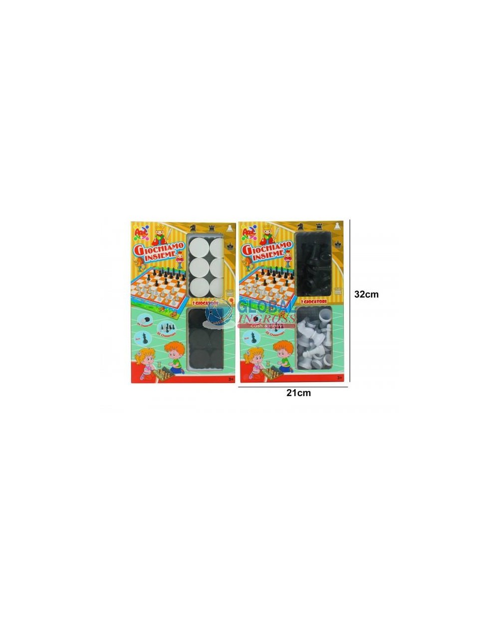 SET GIOCHI SCACCHI & DAMA  A294820