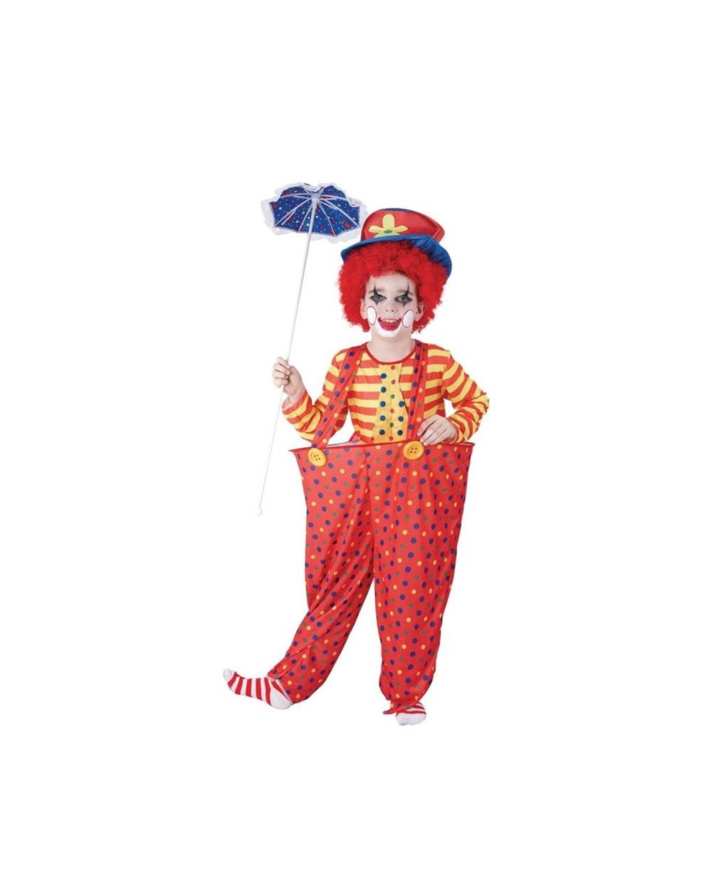 COSTUME PAGLIACCIO 3/4 ANNI  A163668