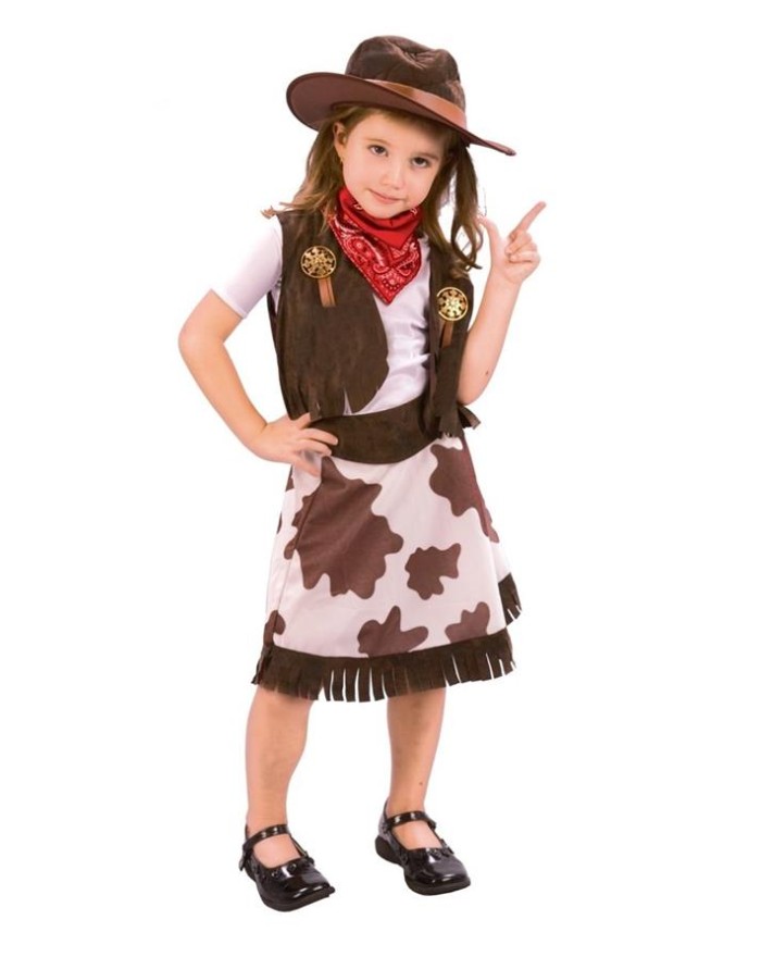 COSTUME BABY COW GIRL 4/6 ANNI  A204136