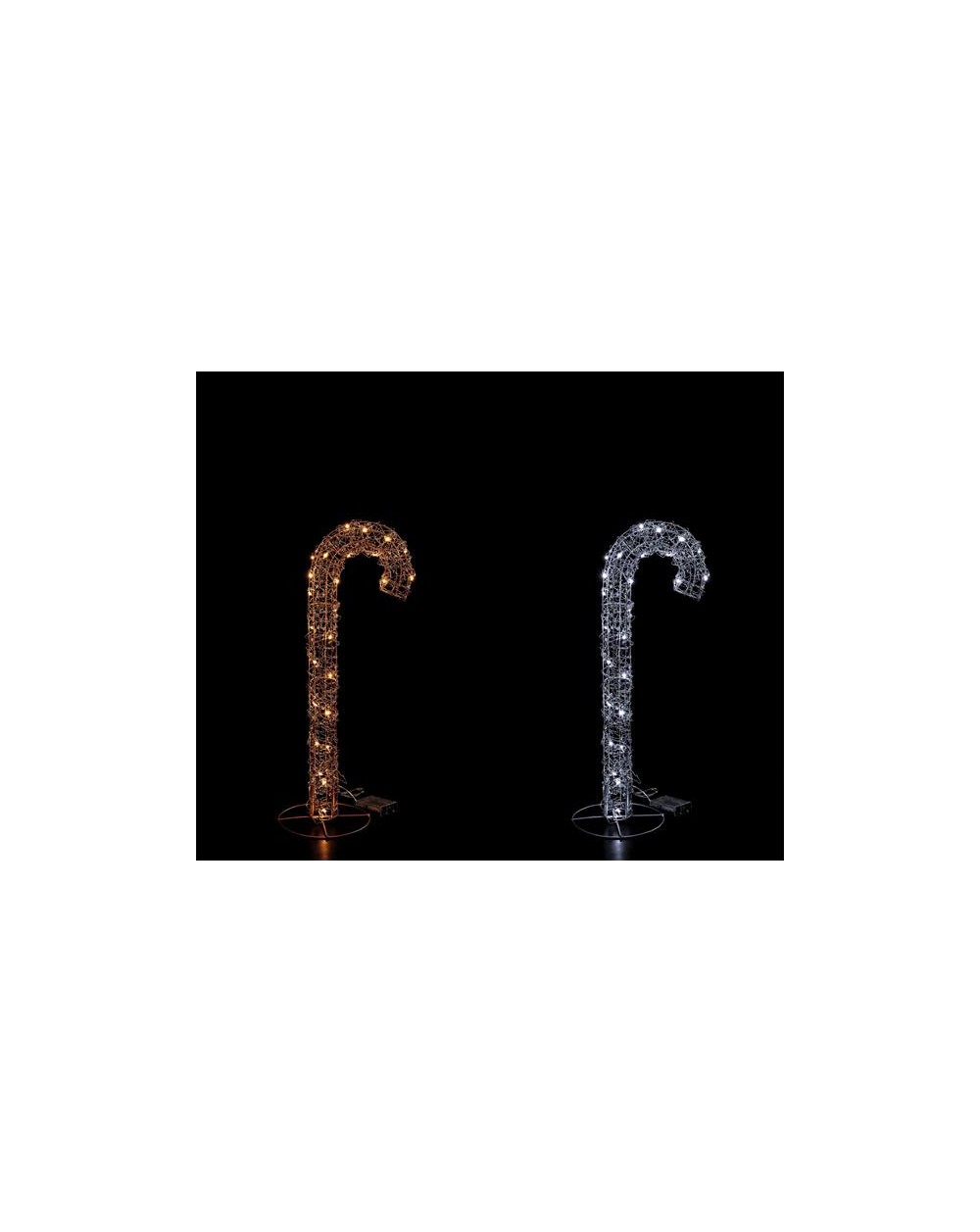 BASTONCINO NATALE FERR 25 LED 60cm 106446