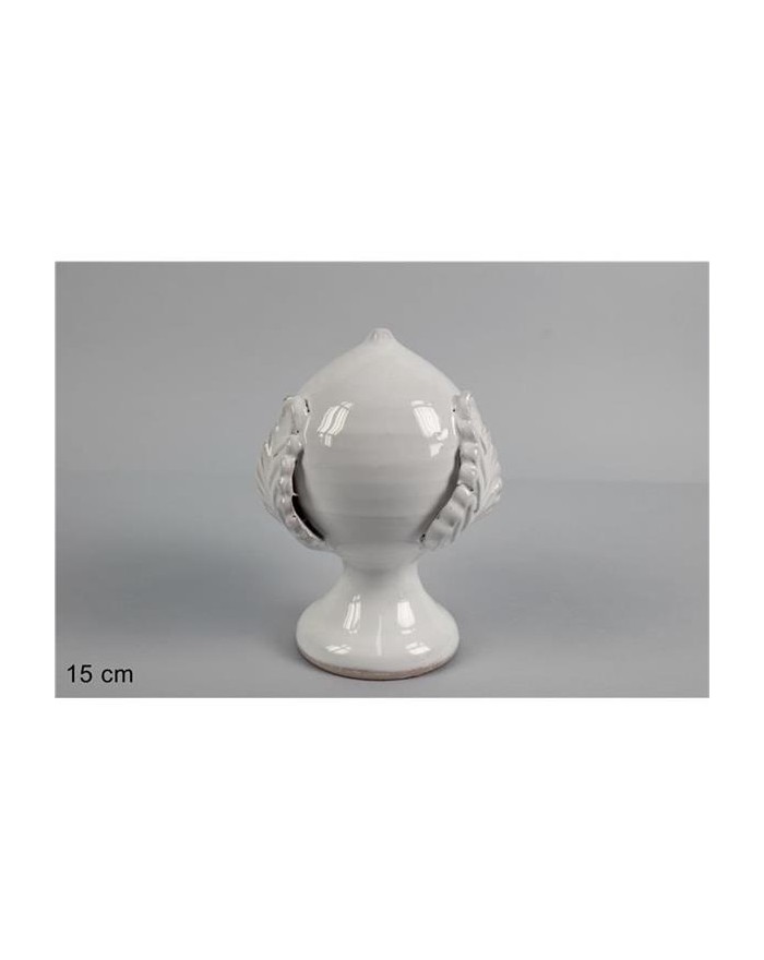 PUMO BIANCO 15CM CERAMICA  A154887