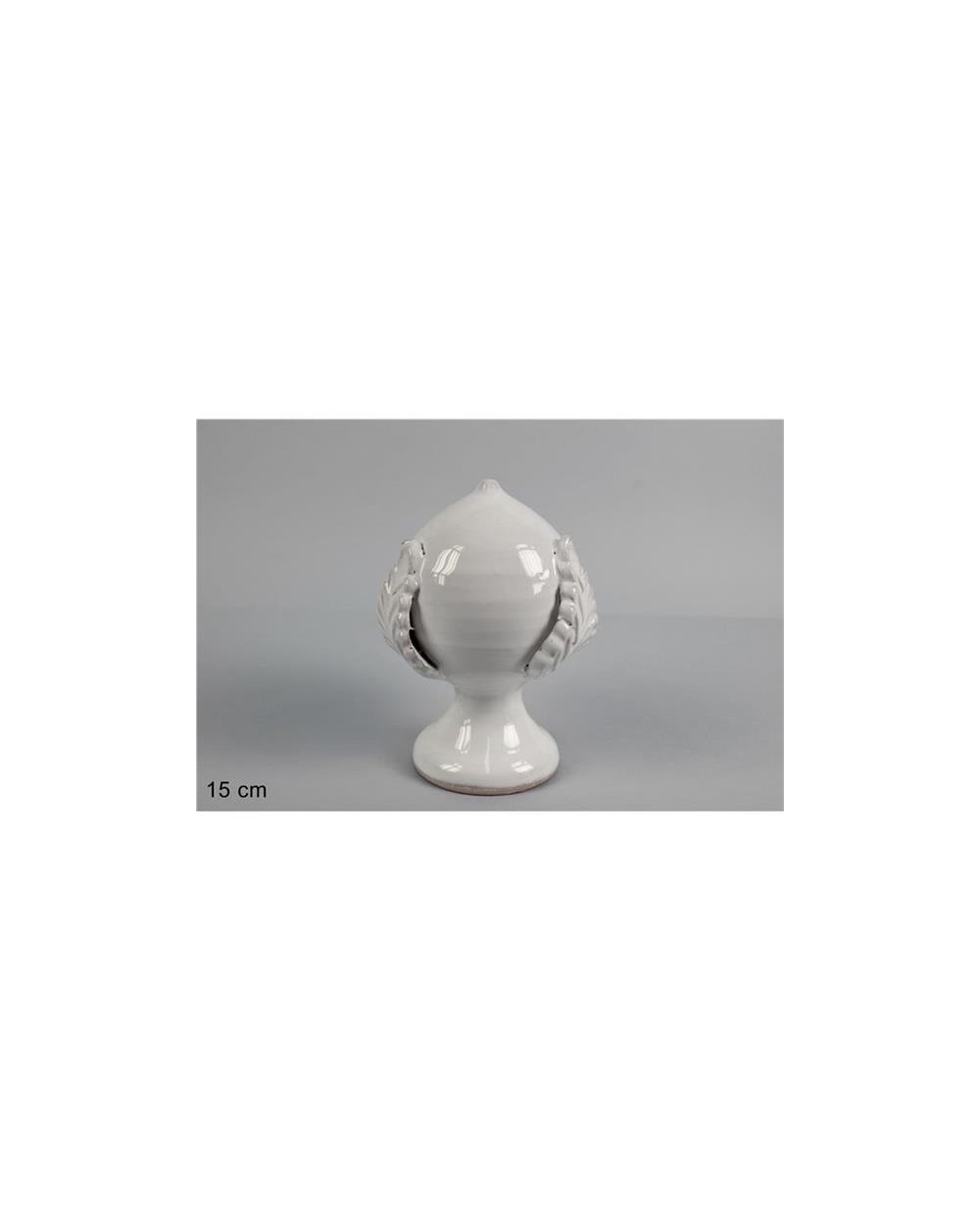 PUMO BIANCO 15CM CERAMICA  A154887