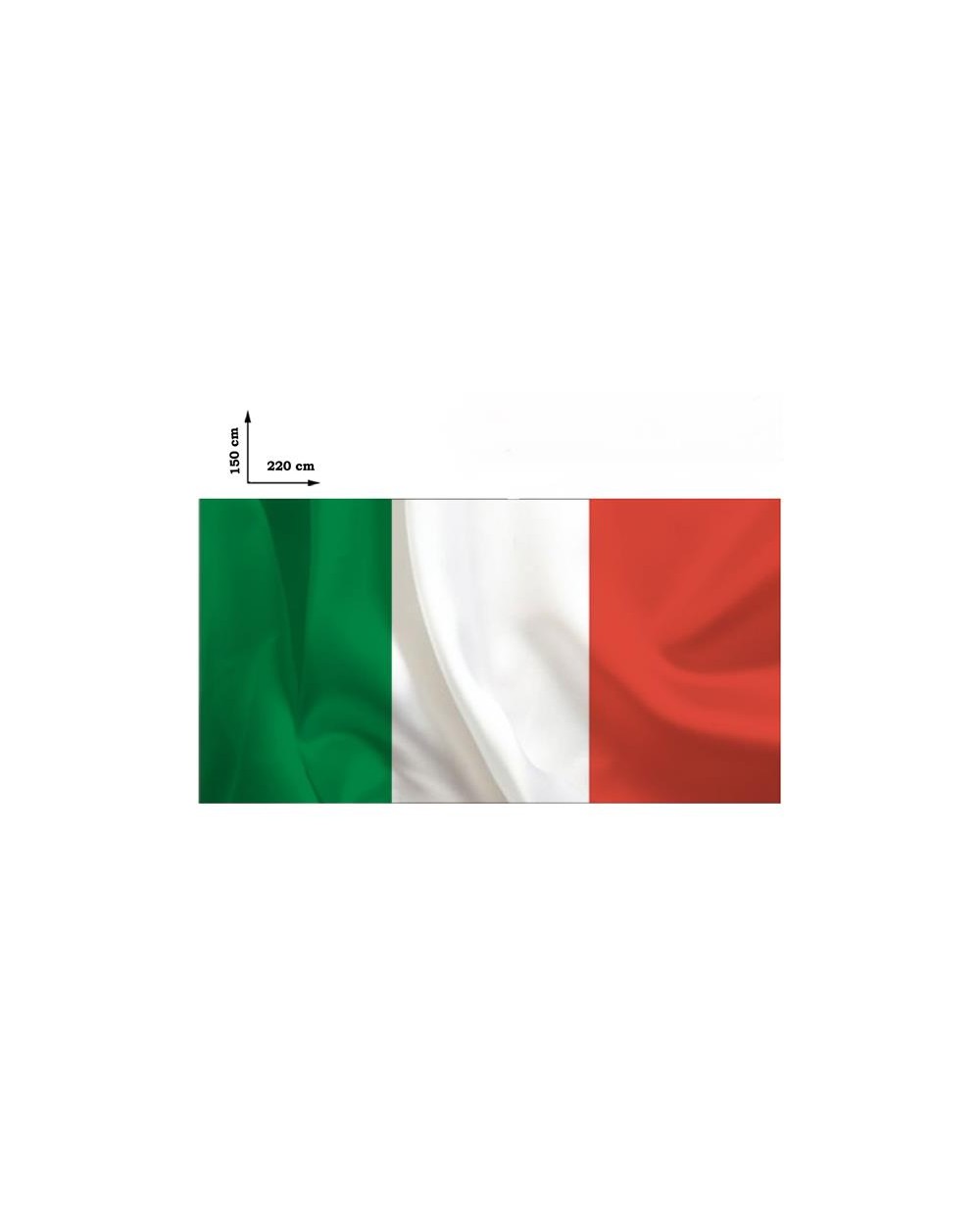 BANDIERA TRICOLORE 150X220CM A196287