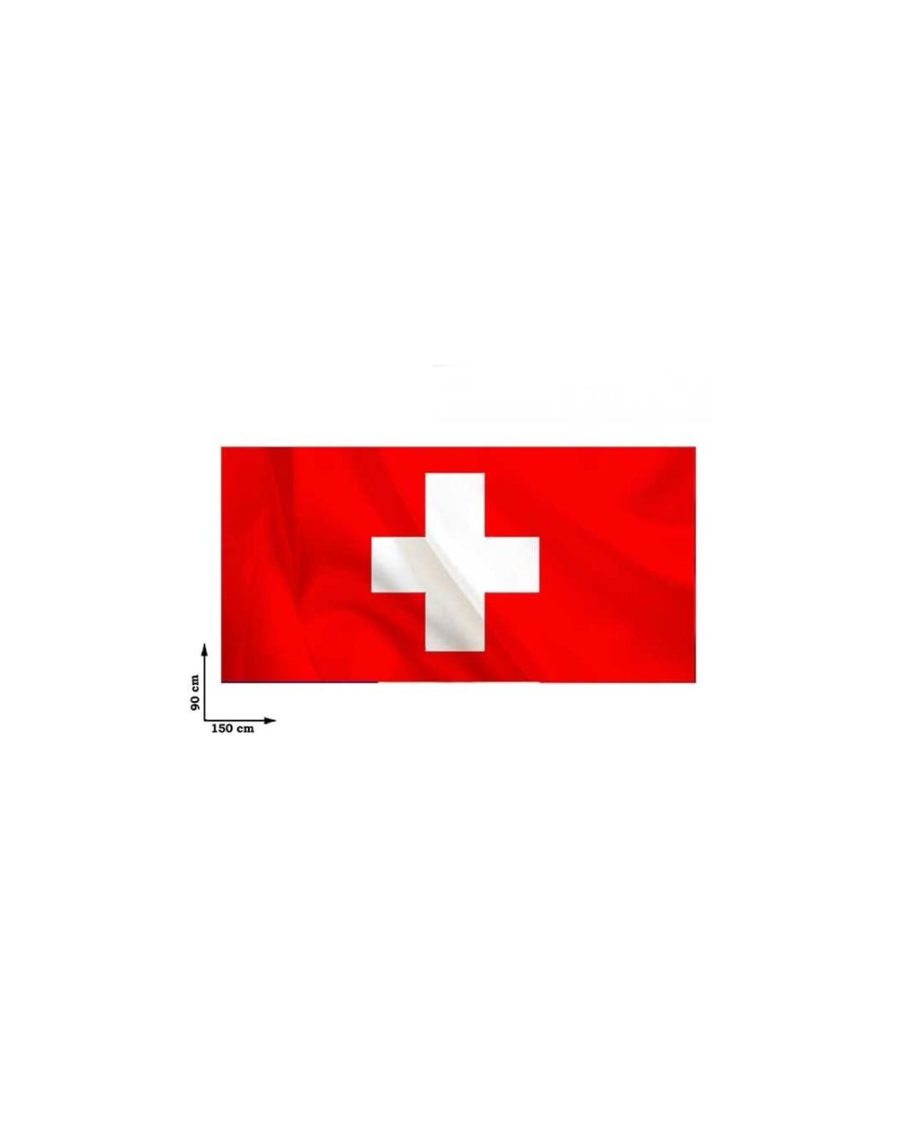 BANDIERA SVIZZERA 150X90CM A025326