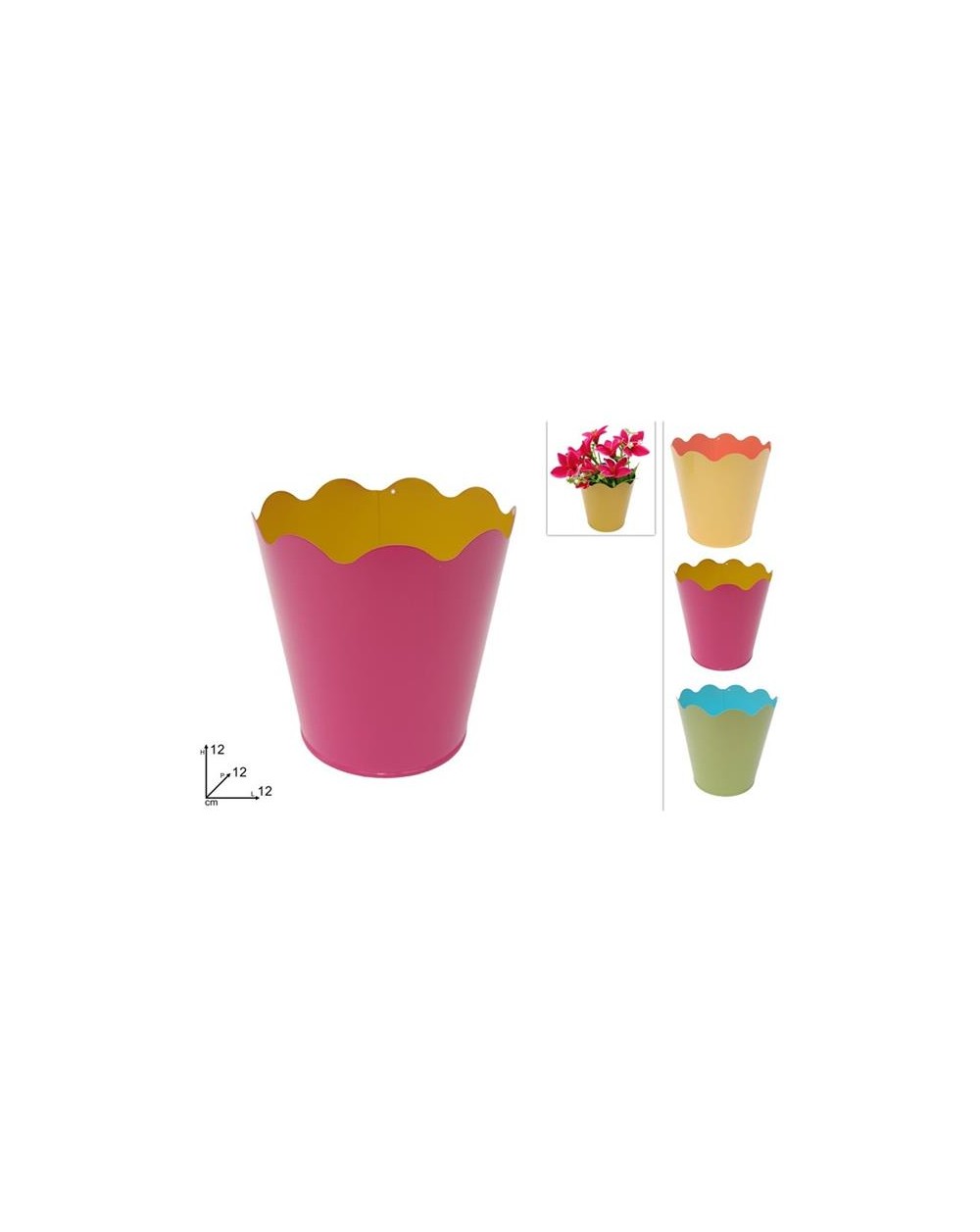 VASO IN LATTA 12cm 8053482326412