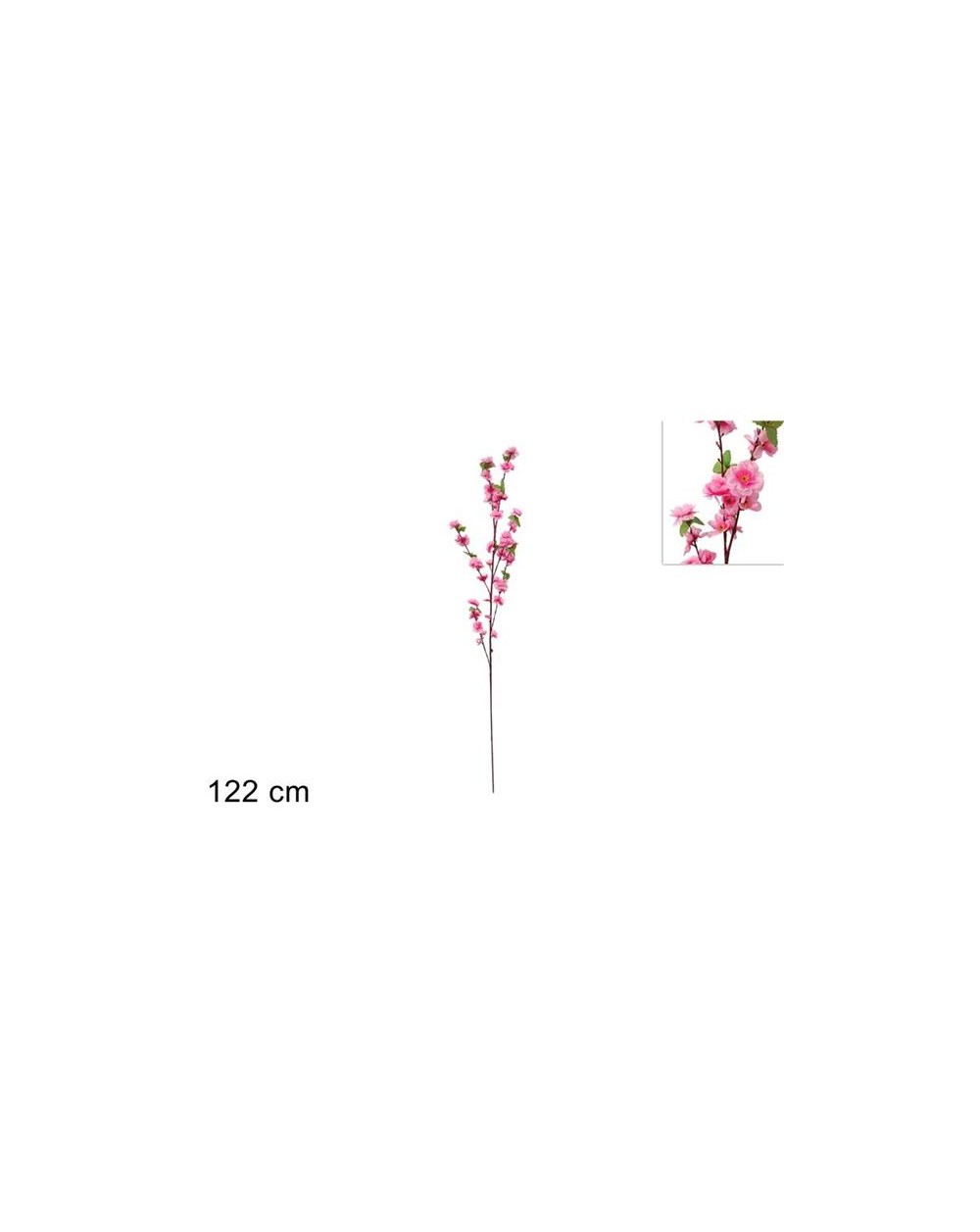STELO FIORI PESCO 5 RAMI A185436