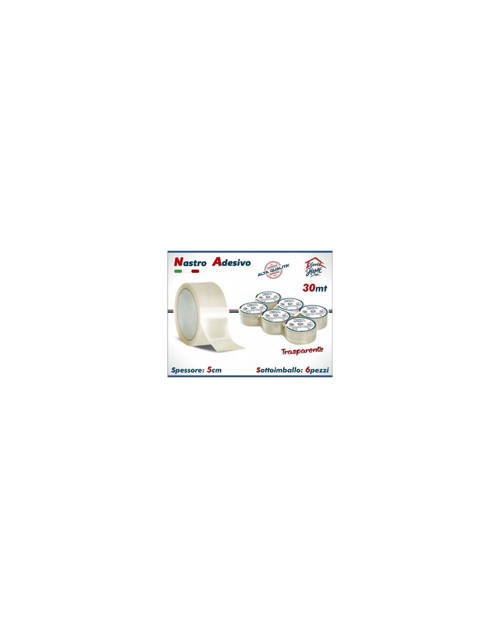 NASTRO ADESIVO TRASPARENTE 8052690000602