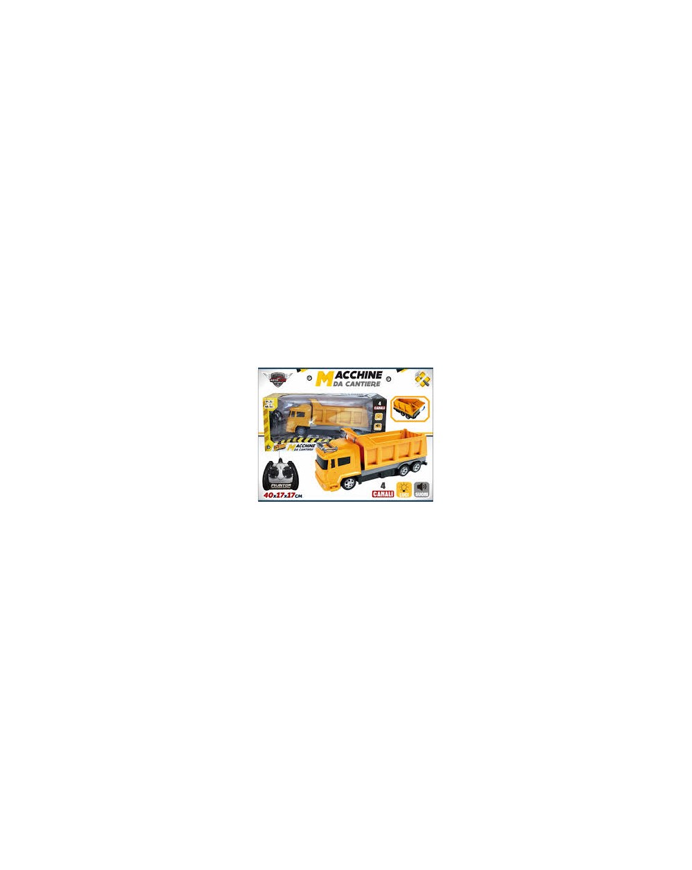 CAMION CANTIERE R/C C/LUCI 8052690002545