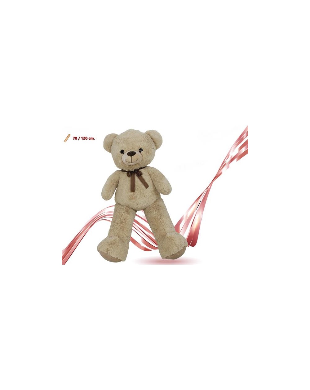 PELUCHE ORSO CON FIOCCO 120CM  A150677