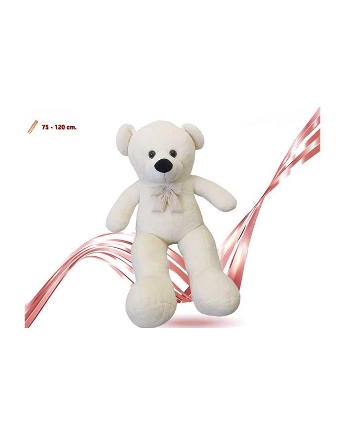 PELUCHE ORSO CON FIOCCO CREMA 120CM  A150679