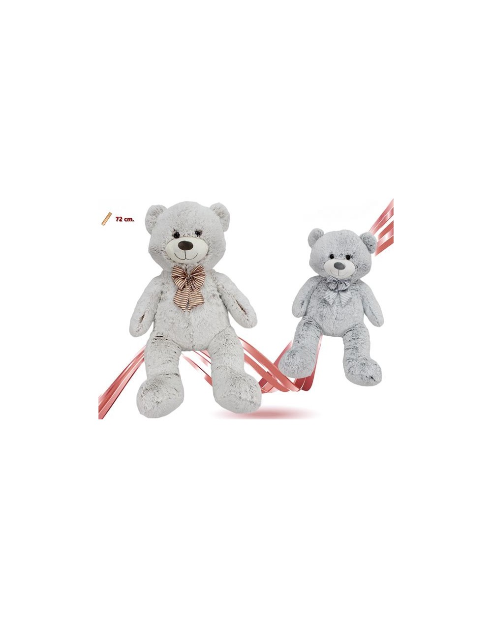 PELUCHE ORSO CON FIOCCO 72CM A150681