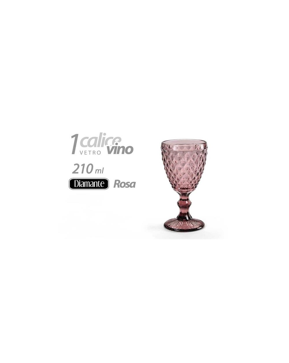 CALICE VINO ROSA 210CC 820533