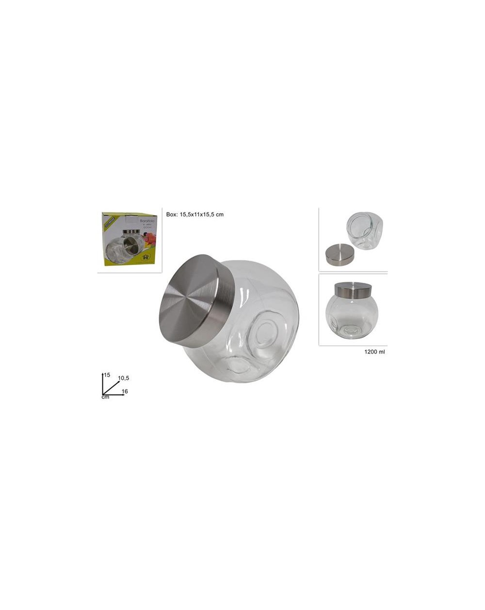 BARATTOLO VETRO 1200ML 803048549186