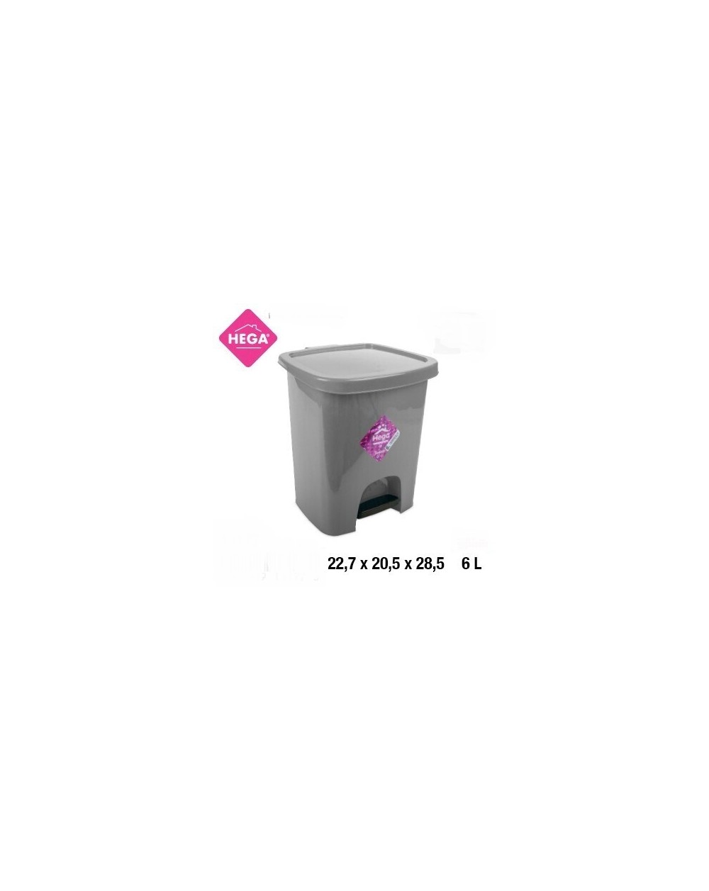 ARANDA SQUARE RUBBISH 6L 13177