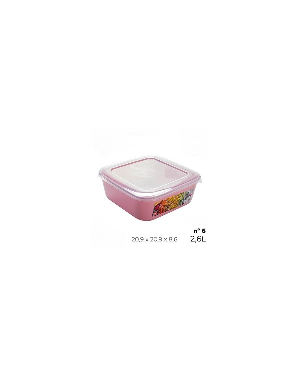 CONTENITORE QUADRATO N 6 2.6L  15927