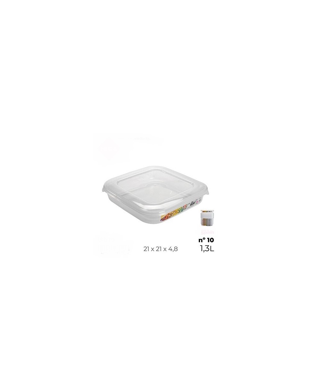 CONTENITORE QUADRATO N 10 1.3L  15979