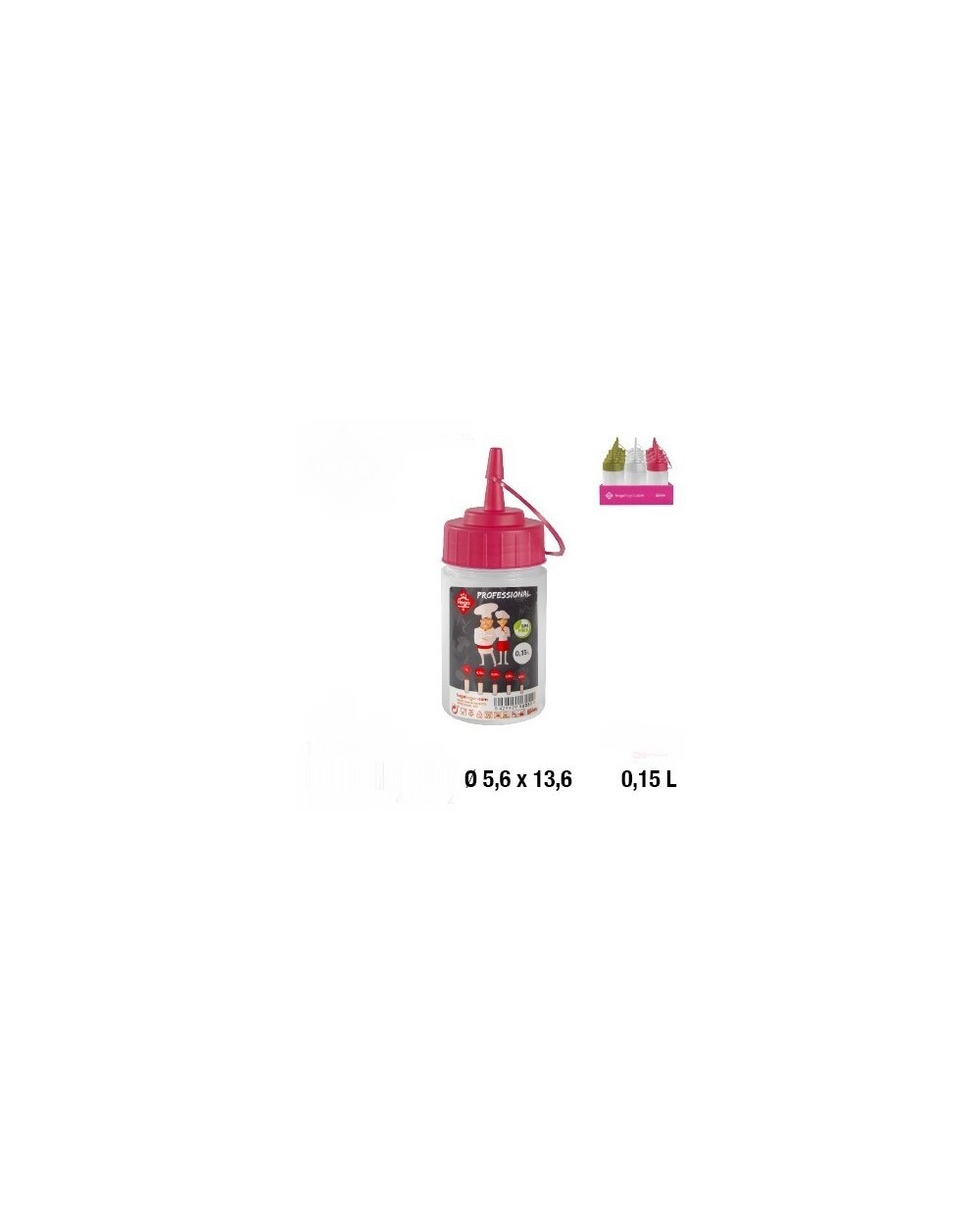 BOTTIGLIA DISPENSER 0.15L  16250