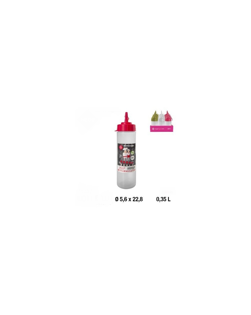BOTTIGLIA DISPENSER 0.35L  16252