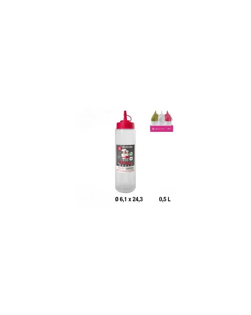 BOTTIGLIA DISPENSER 0.5L  16253