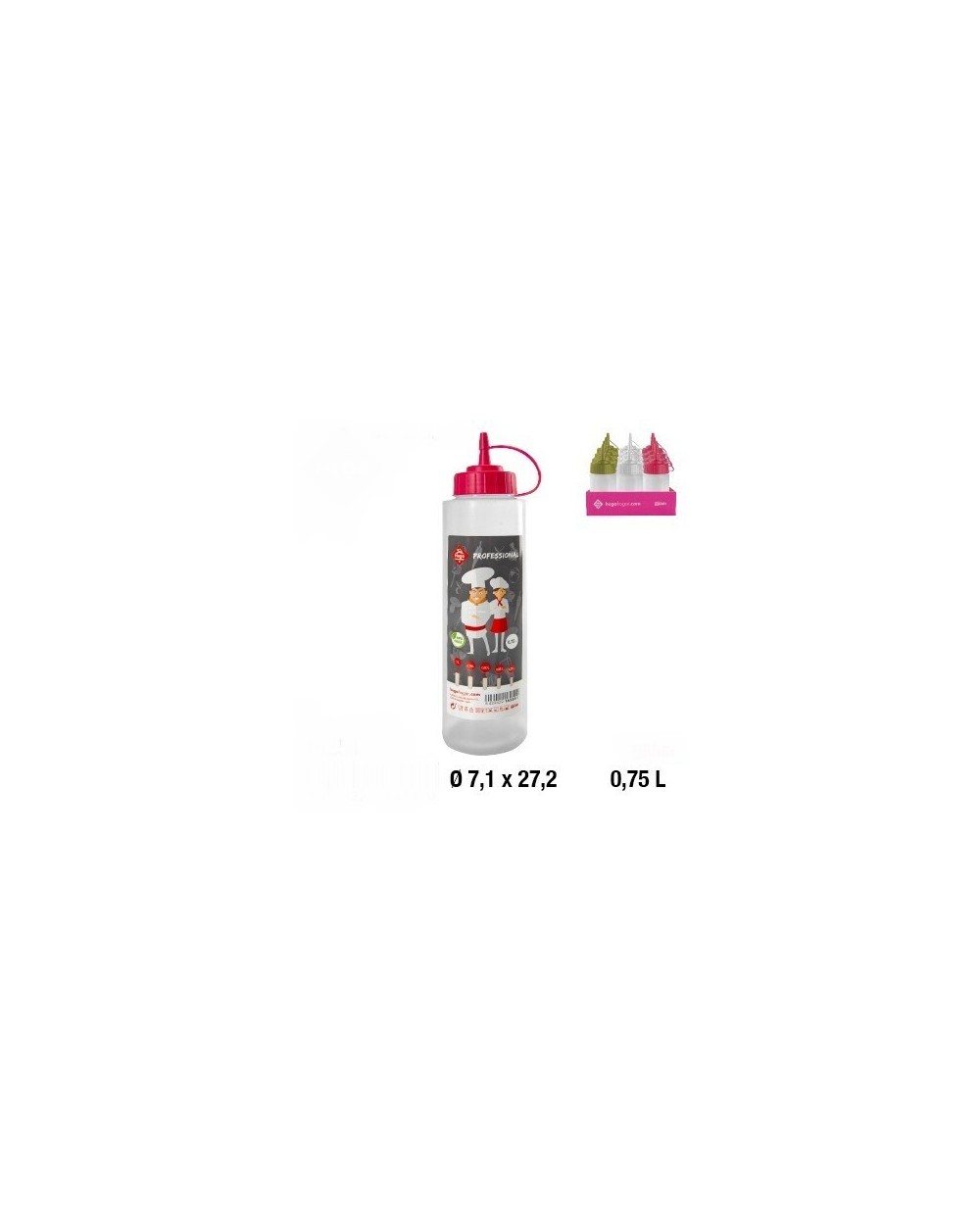 BOTTIGLIA DISPENSER 0.75L  16254